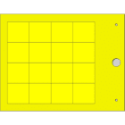 CEMBRE - TARG.MG-17.5-R X PROF. M.GERIN GIALLO 25X27