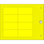 CEMBRE - TARG.MG-17.5-R X PROF. M.GERIN GIALLO 25X50
