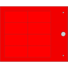 CEMBRE - TARG.MG-17.5-R X PROF. M.GERIN ROSSO 25X50