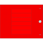 CEMBRE - TARGH.MG-17.5-R X PROFILI ROSSO 15X70 MM.
