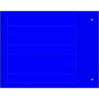CEMBRE - TARG.RIGIDE MG-17.5-A ADESIVE BLU 15X107,5