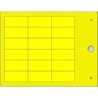 CEMBRE - TAR.MG-17.5-R X PR.M.GERIN GIALLO 37,5X17,5