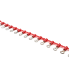 CEMBRE - CAPOCORDA CONCATENATO ROSSO OCCH.vite 6mm.