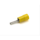 CEMBRE - Capocorda giallo a punta tondo, preisolato in PVC per conduttori in rame, P=12mm sezione 4-6 mmq.