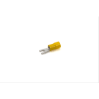 CEMBRE - Capocorda a forcella giallo preisolato in PVC per conduttori in rame, vite 3,5mm sezione 4-6 mmq.