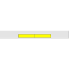 CEMBRE - TERMO-ROLL 3:1 MG Ø2,4 L=25 GIALLO 2 LATI
