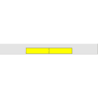 CEMBRE - TERMO-ROLL 3:1 MG Ø3,2 L=25 GIALLO 2 LATI