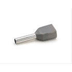 CEMBRE - TUBETTO DOPPIO sez.2x0,75mmq P=8mm GRIGIO