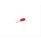 CEMBRE - Capocorda a forcella preisolato in PVC rosso per conduttori in rame, vite 4mm sezione 0,25-1,5 mmq.