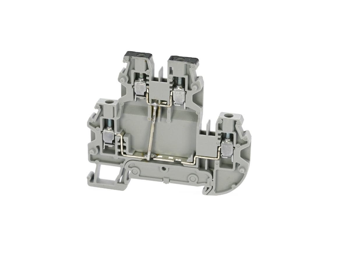 CEMBRE - MORS X DIN,SCREW,2LV,SEZ.2,5MM2 GRIGIO