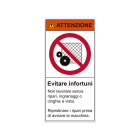 CEMBRE - ETICH.VS-I147 PER IMP.ELETTR.125X62