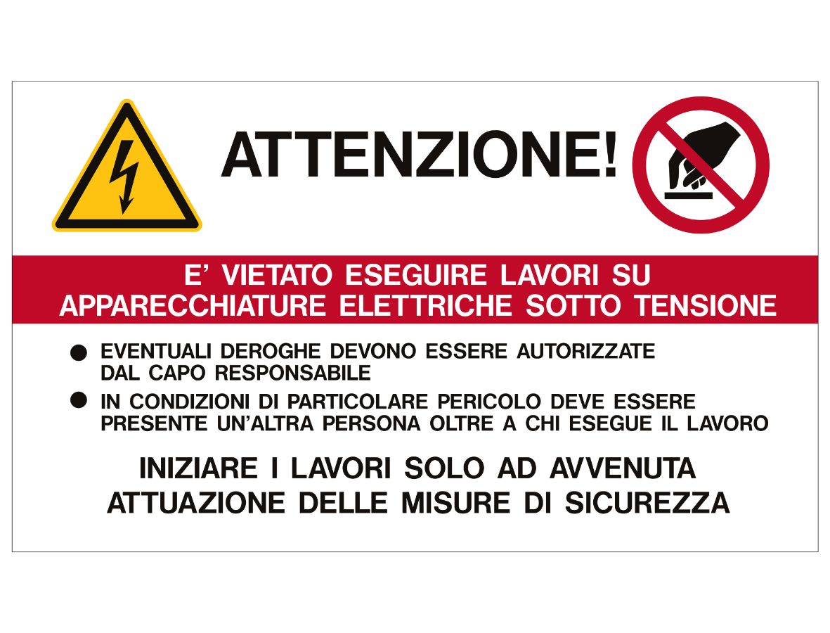 CEMBRE - ETICH.VS-I80 PER IMP.ELETTR.70X120 BIELO