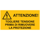 CEMBRE - Etich.VS-I84 per imp.elettr.40x80 francese
