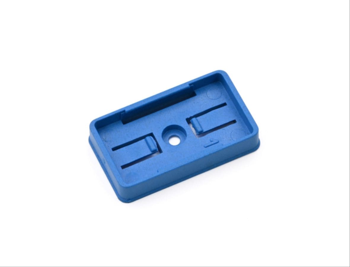CEMBRE - Porta-targa PLR quadro 17x30 riv.BLU METAL