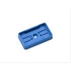 CEMBRE - Porta-targa PLR quadro 17x30 riv.BLU METAL