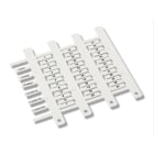 CEMBRE - TARGHETTA MG-TPM GIALLA 4X18MM X TUB.TRASP.