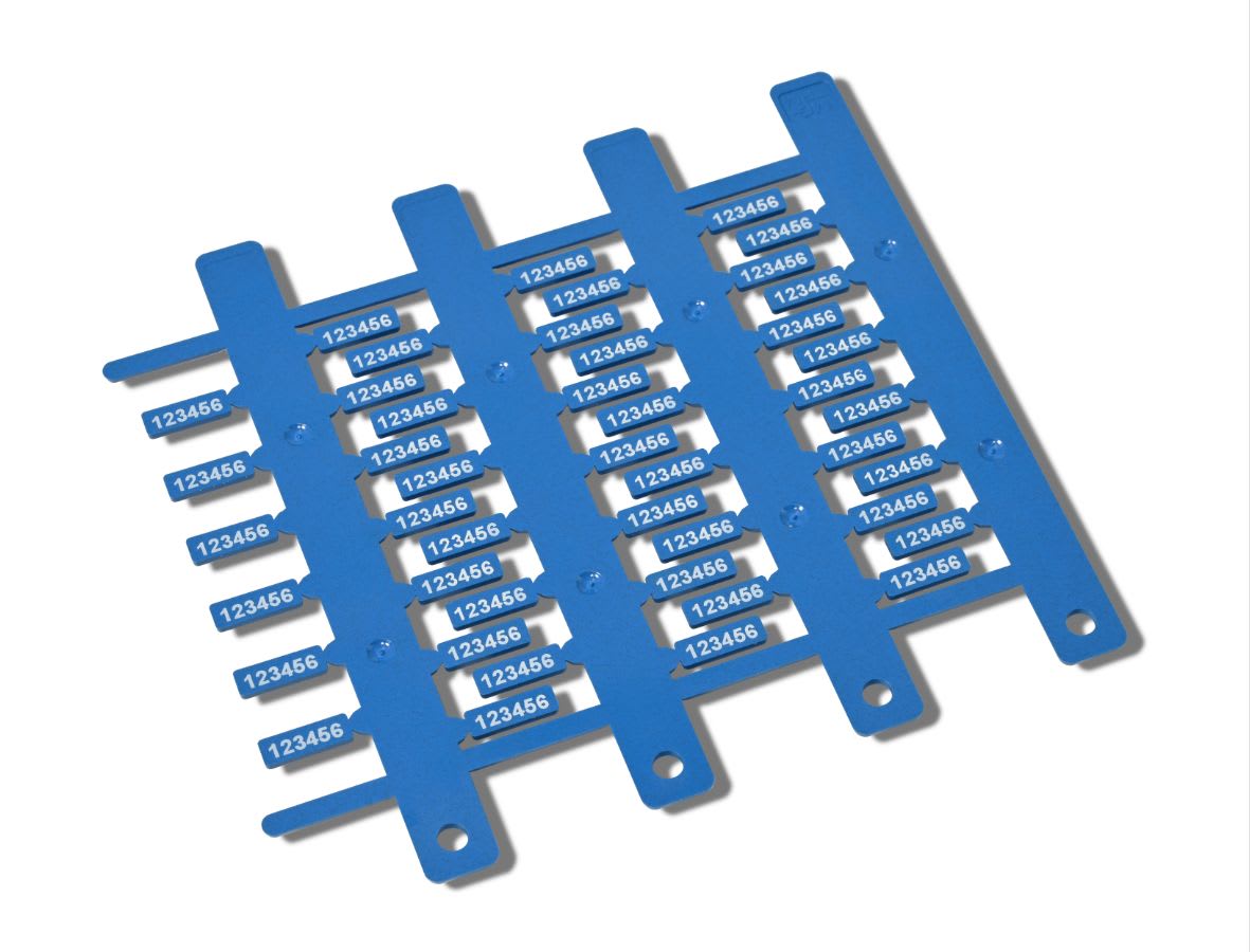 CEMBRE - TARGHETTA MG-TPM BLU 4X15MM METALDETECAB