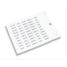 CEMBRE - TARGHETTA MG-TAR BIANCA 6,3X30 X COMPONENTI