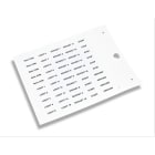 CEMBRE - TARGHETTA MG-TAR BIANCA 6,3X30 X COMPONE