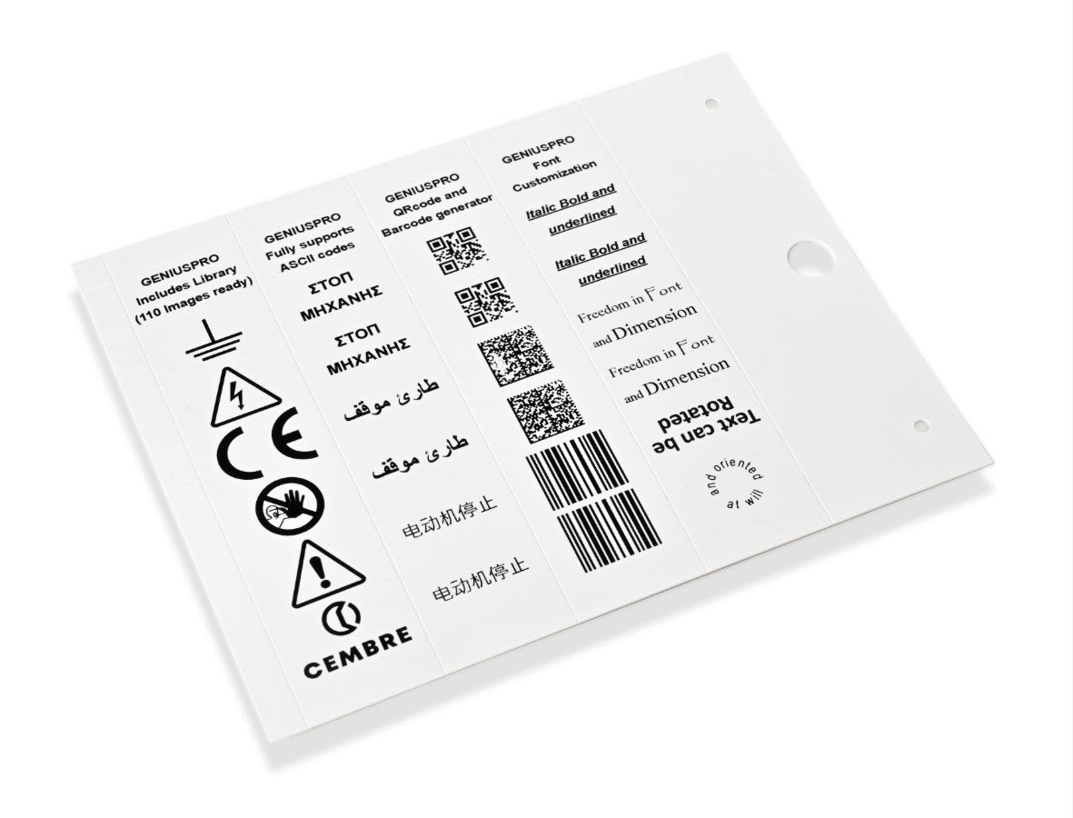CEMBRE - TARGH.MG-TAP HF 17,5X27 CAVI/COMPONENTI 47707-HF
