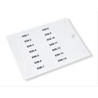 CEMBRE - TARGH.MG-TAA ADES.NERO 15X67 X COMPONENTI 49115