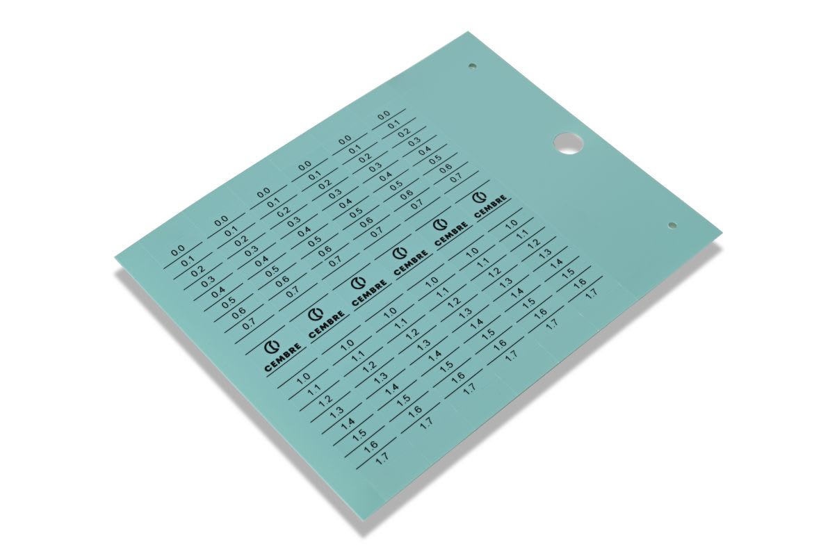 CEMBRE - TARG MG-PLC BIANCO HF 22,75X109 SIEMENS 71096-HF