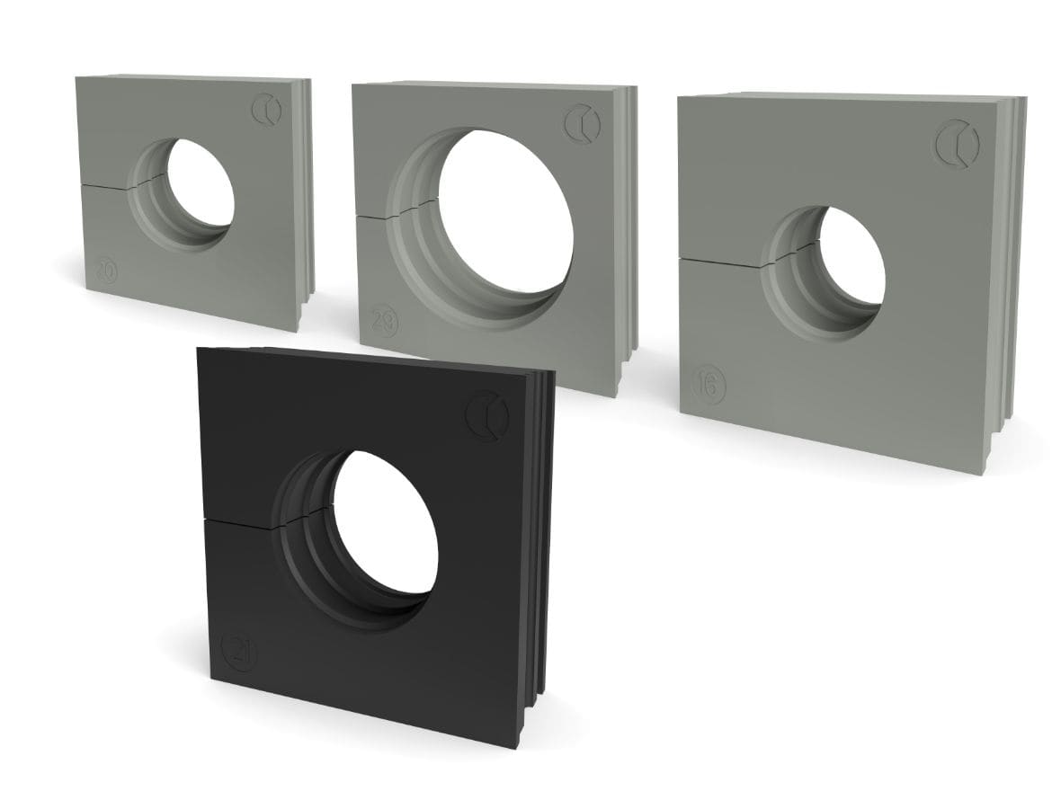 CEMBRE - GOMMINO,TPE,GRIGIO,IP66,HF,1 CAVO 16-17mm