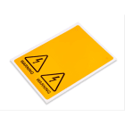 CEMBRE - TAR.MG-SIGNS PVCA GIALLO RAL1003 TRIANG.