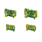 CEMBRE - MORS.X DIN,PUSH-IN,SEZ.6MM2,GIALLO/VERDE