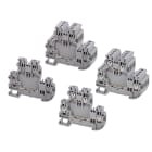 CEMBRE - MORS.X GUIDA DIN,A VITE,2 LIV.SEZ.4MM2 G TBS4-L2