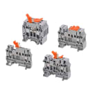 CEMBRE - MORS.SEZIONAT.,X DIN,A VITE,SEZ.4 MM2 GRIG.
