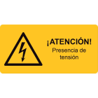 CEMBRE - ETICH.AVV.WST-LAY DIMENS.37X74 + TESTO S 2653HT051-E