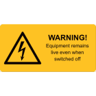 CEMBRE - ETICH. AVVERT. WST-LAY 52X105MM.+TESTO INGL 2654HT039-GB