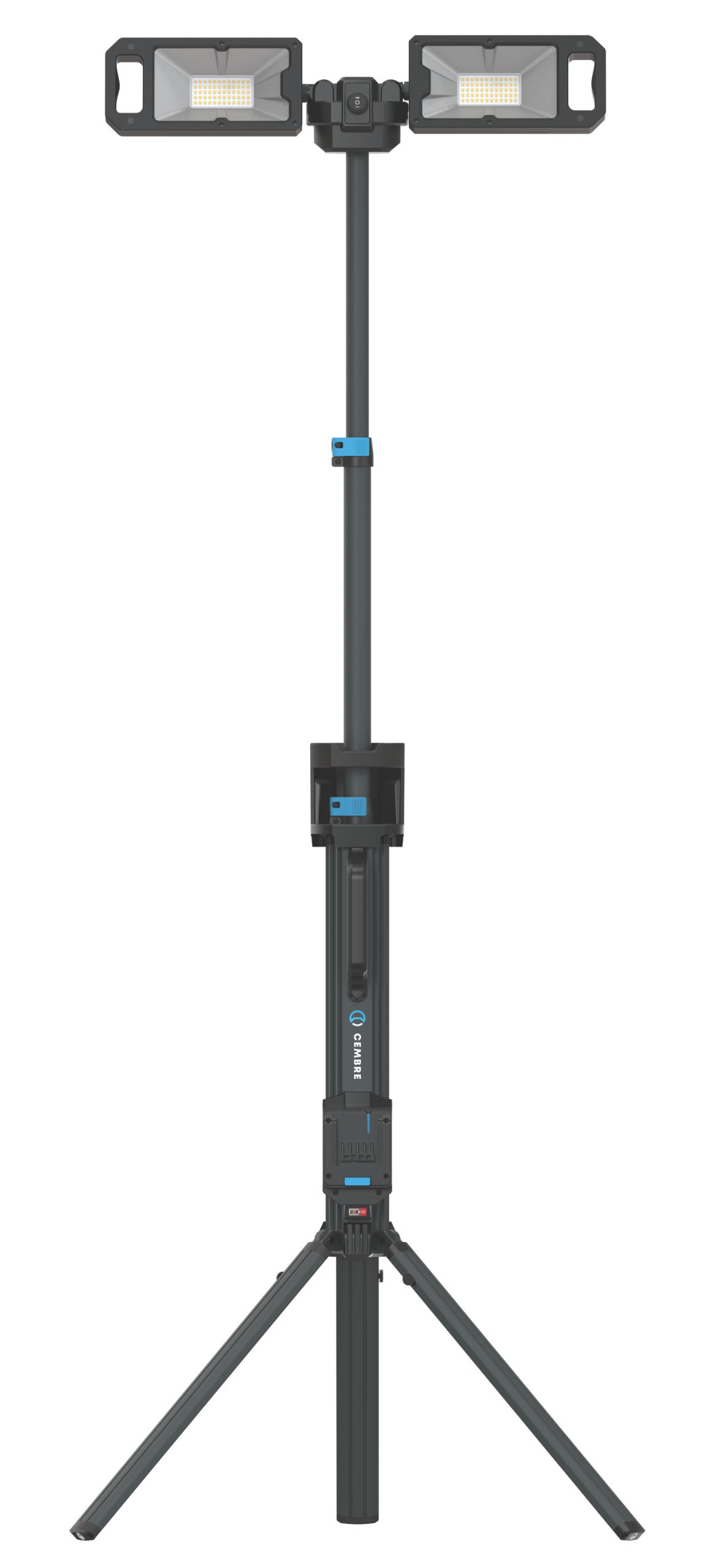 CEMBRE - Lampada LED da cantiere 5000 lumen IP30 1 luce a torre.