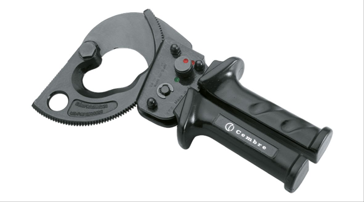 CEMBRE - Utensile meccanico professionale per tagliare cavi fino a 62mm di diametro. Ideale per conduttori in rame e alluminio fino a Ø 45mm, non adatto per ACSR, cavi armati o acciaio.