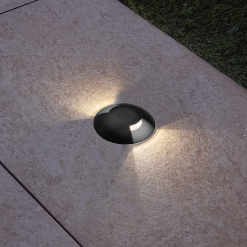 CENTURY - CALPESTABILE LED ARGO COVER 2 LUCI NERO
