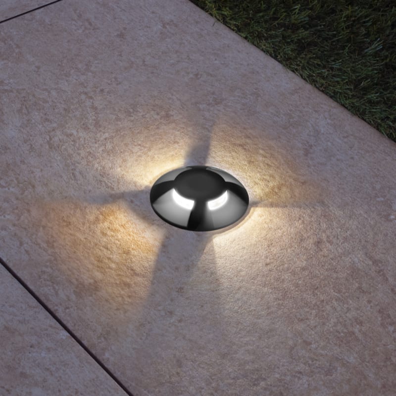 CENTURY - CALPESTABILE LED ARGO COVER 4 LUCI NERO