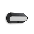 CENTURY - APPLIQUE LED SOLAR AURA OVALE NERA