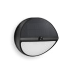 CENTURY - APPLIQUE LED SOLAR AURA TONDA NERA