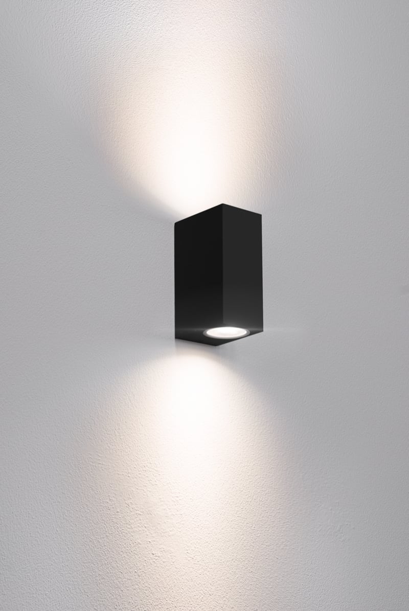 CENTURY - APPLIQUE LED AXO QUADRATA BIDIREZ. NERA