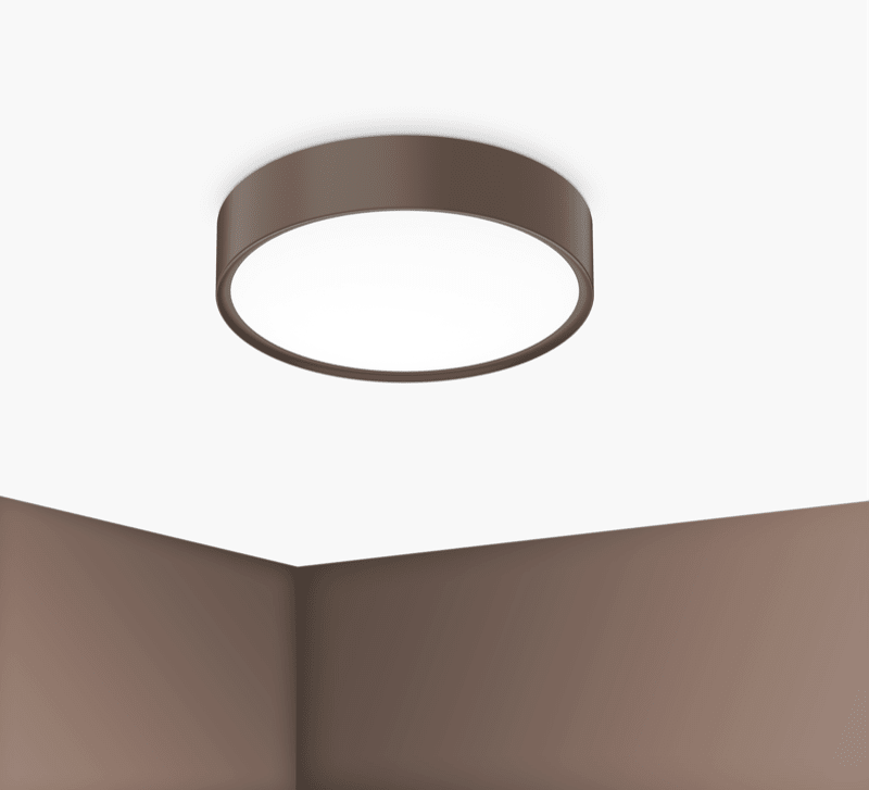 CENTURY - PLAF. BLANCA LUXE 300MM CORTEN