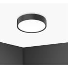 CENTURY - PLAF. BLANCA LUXE 300MM NERO