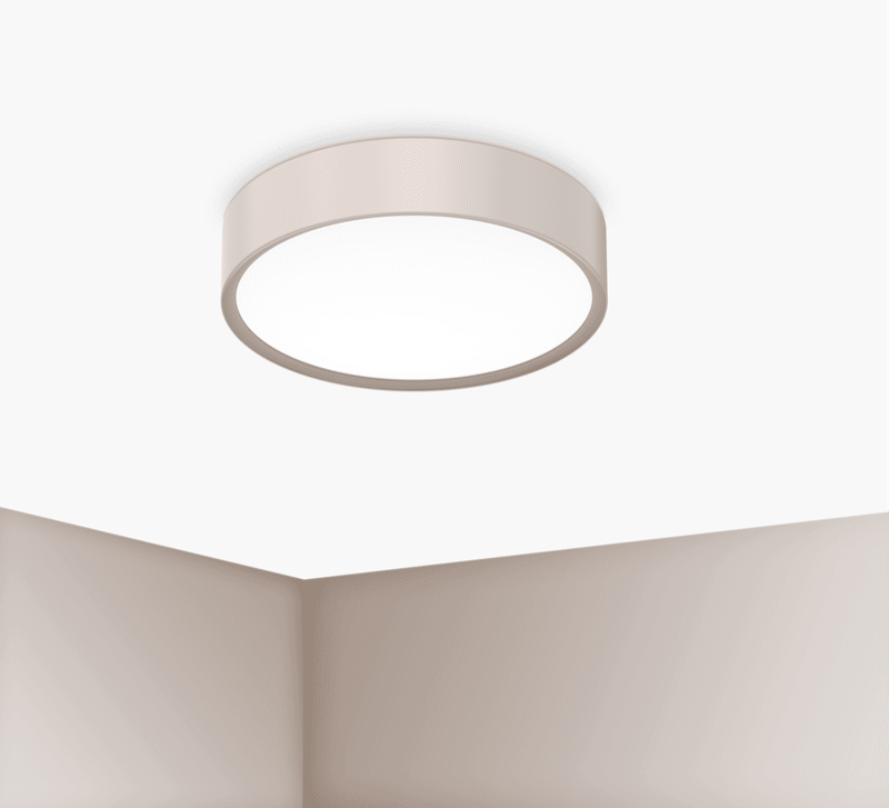CENTURY - PLAF. BLANCA LUXE 300MM SABBIA