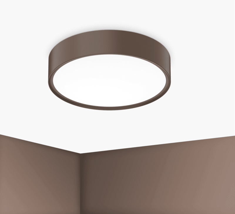 CENTURY - PLAF. BLANCA LUXE 400MM CORTEN