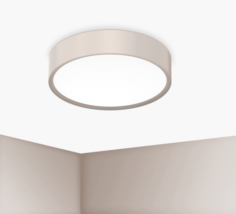 CENTURY - PLAF. BLANCA LUXE 400MM SABBIA