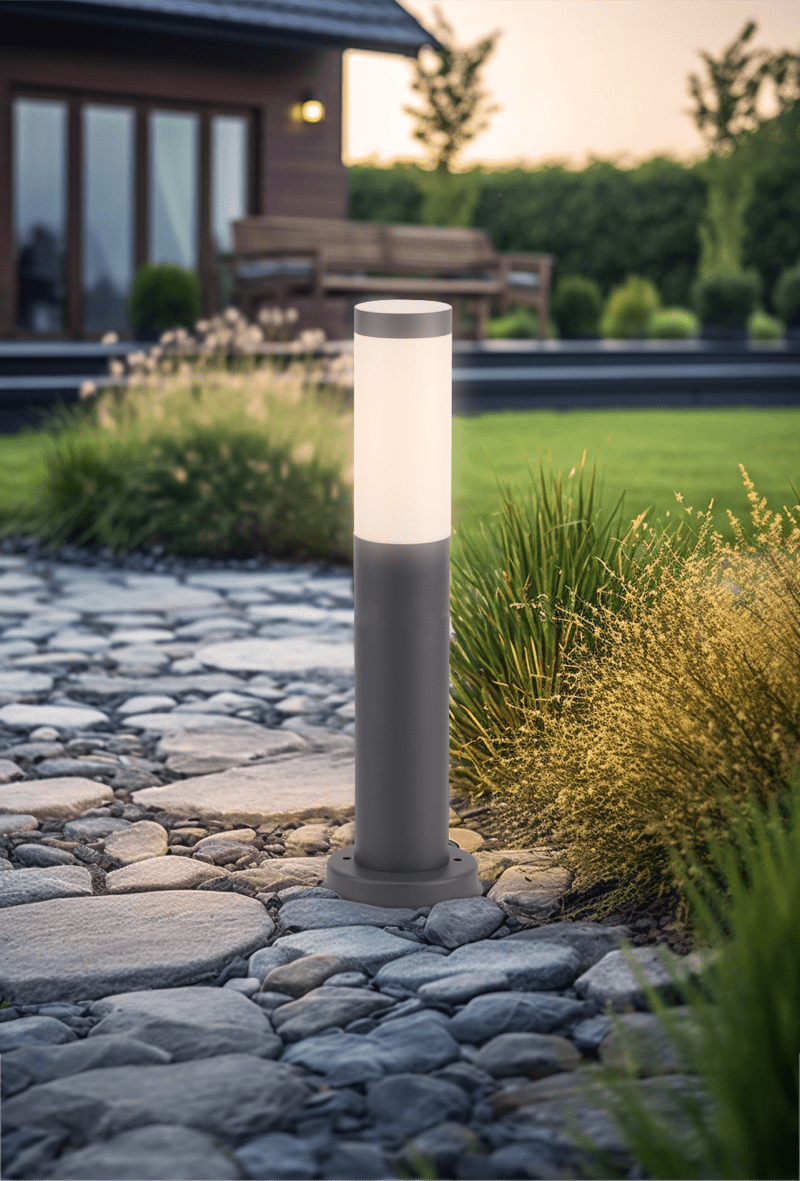 CENTURY - PALETTO LED BAMBOO 450MM ANTRACITE