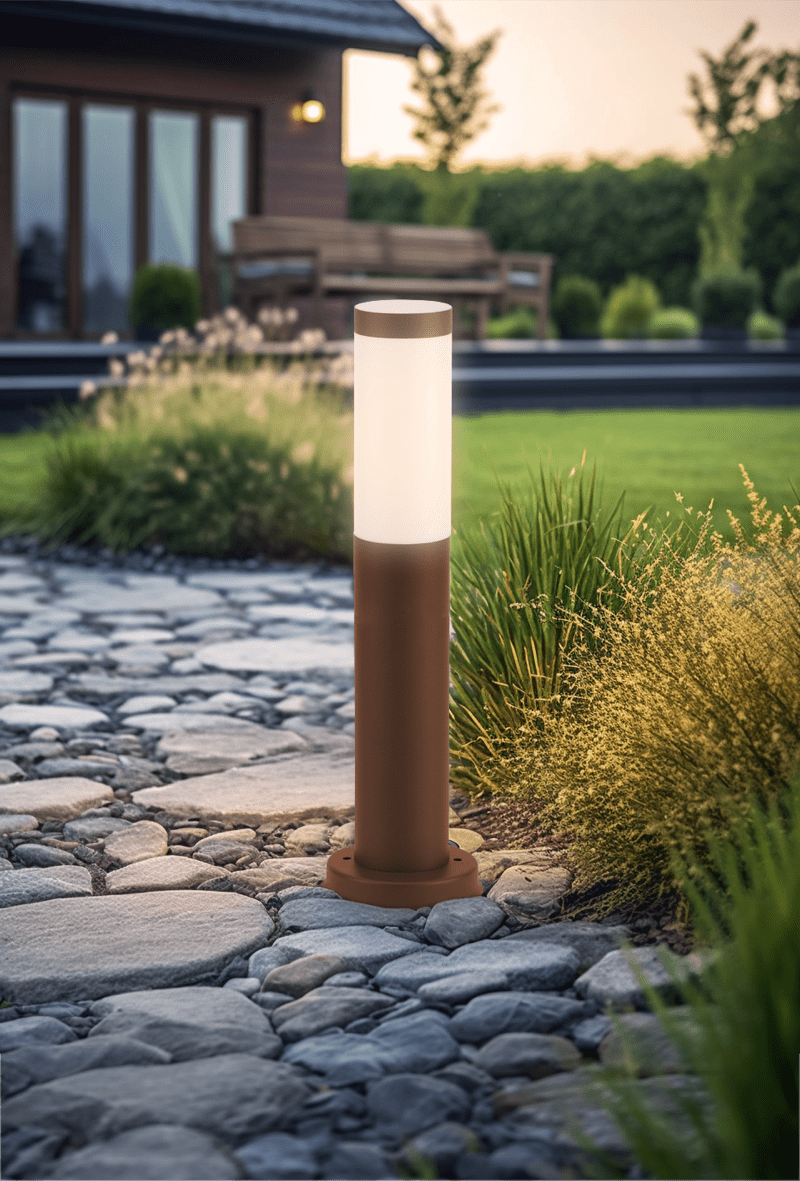 CENTURY - PALETTO LED BAMBOO 450MM CORTEN