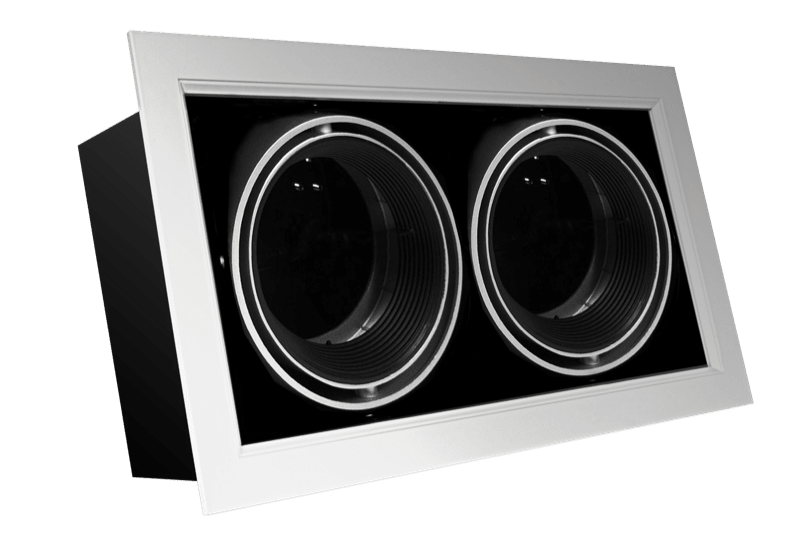 CENTURY - PLAFONIERA CITY FRAME AR111 2 POSTI