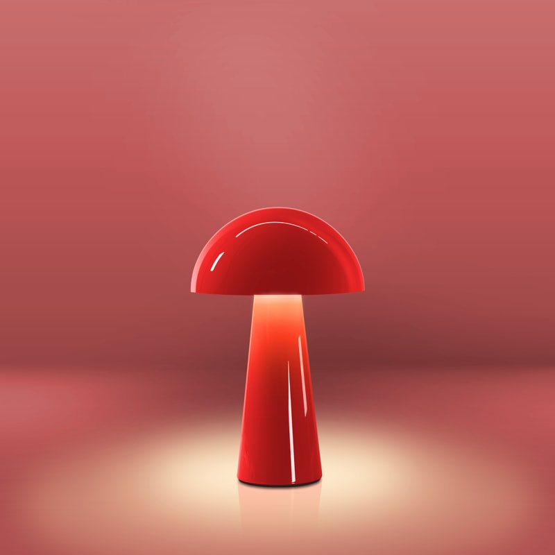 CENTURY - LAMP. DA TAVOLO COCO RICAR. BASE PG ROS