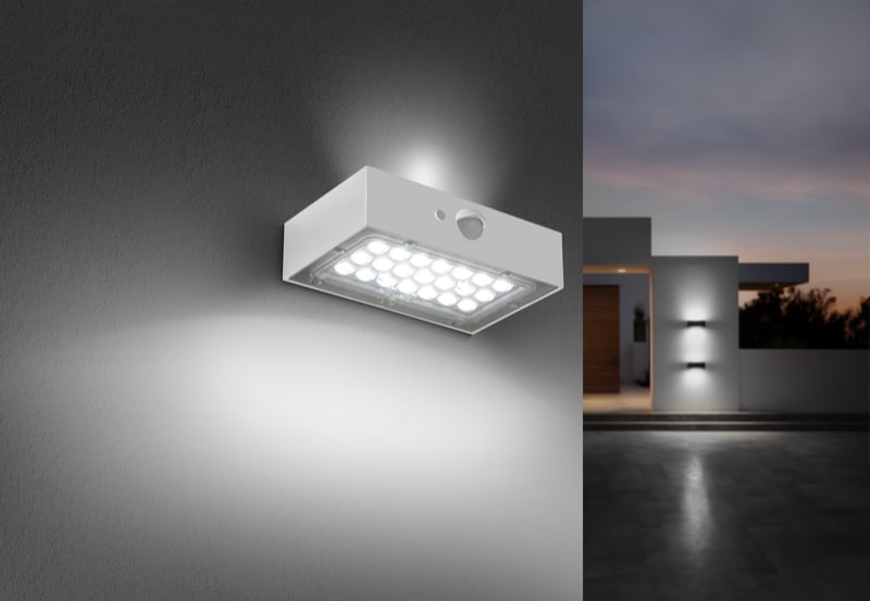 CENTURY - APPLIQUE LED SOLAR DOMINO MINI BIANCO
